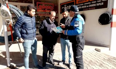 Nizip’te hırsızlığa broşür