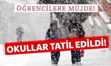 Eğitime Kar Yağışı Tatili