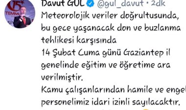 Okullar Cuma Günüde Tatil