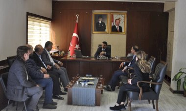 Nizip Gazeteciler Derneği’nden Kaymakam Bağlı’ya Ziyaret