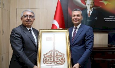 Gündeş’ten İl Milli Eğitim Müdürü Tepe’ye Ziyaret