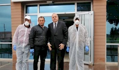 Nizip Sosyal Güvenlik Merkezinde koronavirüs tedbirleri