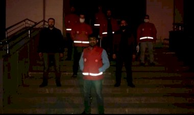 Nizip Vefa grubu gece gündüz sahada