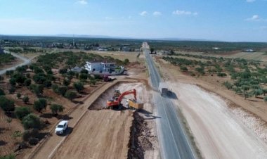 NİZİP-KARKAMIŞ ARASI KARAYOLUNDA ÇALIŞMALAR BAŞLADI