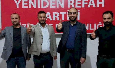 YENİDEN REFAH PARTİSİ NİZİP GENÇLİK KOLLARINDA NÖBET DEGİŞİMİ