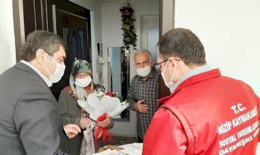 Kaymakamdan şehit annelerine ziyaret