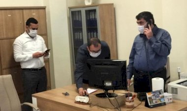 Kaymakam Şahin, Vefa Sosyal Destek Hattına gelen çağrılara cevap verdi