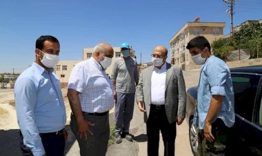 Başkan Sarı, incelemelerde bulundu