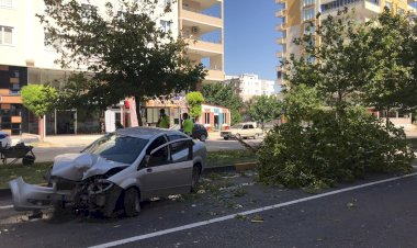 Nizip’te Trafik Kazası ;  1 Yaralı