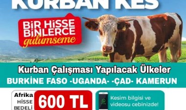 GÜNEŞ DER’DEN “NİYETİMİZ KURBAN OLSUN” KAMPANYASI