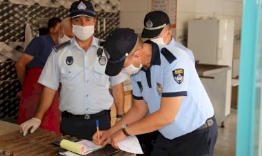 Zabıta ekiplerinden fırın ve kasap denetimi
