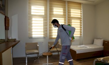 Nizip’te eş zamanlı ilaçlama çalışması