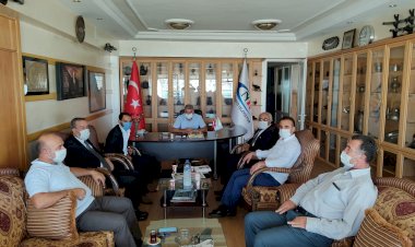 Merkez Partisi ilçe Yönetimi'nden NRT’ye Ziyaret