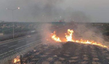 Otoban Girişi Yangın