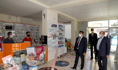 Kaymakam ve Belediye Başkanı’ndan Covid-19 denetimi