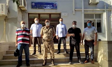 Nizip Gazeteciler Derneği'nden İlçe Jandarma Komutanlığına ziyaret 