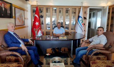 Muhtar Temel Mermer'den NRT’ye Ziyaret