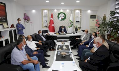 Başkan Sarı'dan Sanayi Sitesine ziyaret 