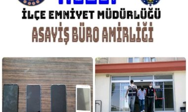 İki ayrı evden hırsızlık yapan şüpheli tutuklandı