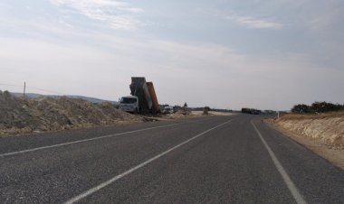 KARKAMIŞ İLÇESİNDE  YOL ÇALIŞMASI