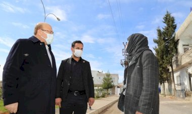 Başkan Sarı'dan mahalle ziyareti 