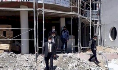 Vali Yardımcısı Çiftçi, Okul İnşaatlarında İnceleme Yaptı