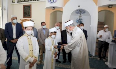 Nizip'te hafızlar için ödül töreni