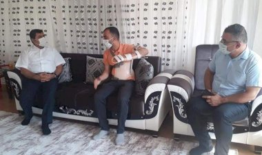 Piyade Uzman Çavuş Salih Bilbay'a ziyaret