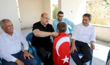 Milletvekilleri ve Başkan Sarı’dan köy ziyaretleri