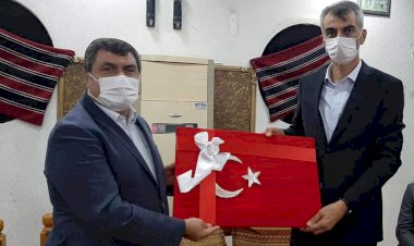 İlçe Emniyet Müdürüne veda yemeği