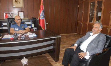 Ziraat Odası Başkanından Emniyet Müdürüne Ziyaret