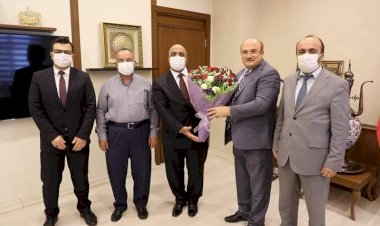 İlçe Müftüsü Çiftçi'den Başkan Sarı'ya ziyaret