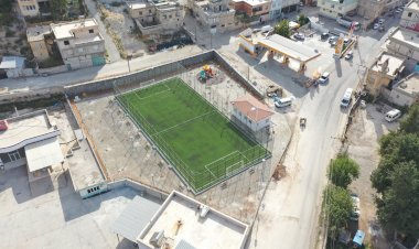 Nizip Belediyesinin gençliğe ve spora yönelik yatırımları sürüyor