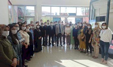 Kaymakam Şahin'den Sosyal Hizmet Merkezine veda ziyareti