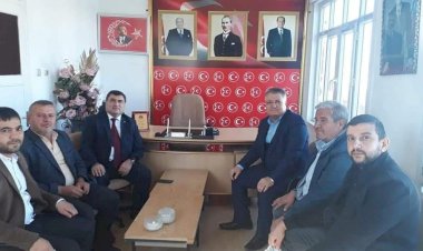 Kaymakam Şahin, Siyasi Partileri Ziyaret Etti 