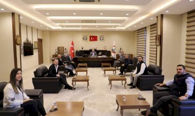 Yıldırım Spor’dan Başkan Sarı’ya ziyaret 