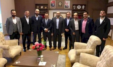 Yeniden Refah Partisinden Kaymakam Çağlar'a Hayırlı Olsun Ziyareti