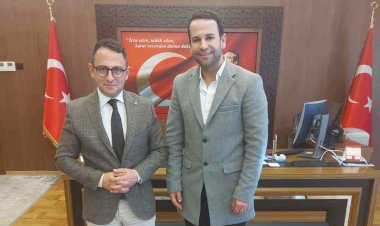 Sercan Yağ'dan Kaymakam Çağlar'a Ziyaret