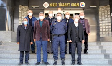 Nizip Jandarma Komutanı Beyazıt Kalıçlı’dan NTO’ya Ziyaret
