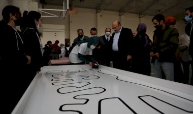 Başkan Sarı, Projeler öğrencilerin hayal gücünü ve becerilerini ortaya koyar