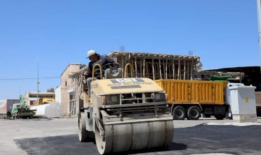 Nizip Belediyesi asfalt çalışmalarına devam ediyor 