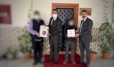 Hükümlüler gıda yardımı yaptı