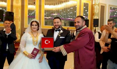 Kılıçaslan ve Aslan ailesinin mutlu günü