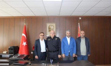 NRT YÖNETİM KURULUNDAN EMNİYET MÜDÜRÜ TERZİ’YE ZİYARET