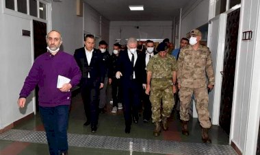 Vali Gül'den yaralı askerlere ziyaret