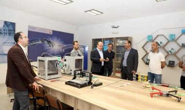 Belediye başkanı Sarı, Nizip 'Bilim Merkezi'ni inceledi