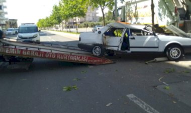 Nizip'te kaza 1 yaralı