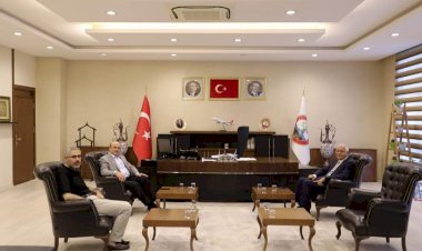 Milletvekili Erdoğan'dan Başkan Sarı'ya ziyaret