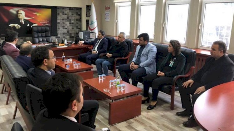 Milletvekili Şahin'den Sağlık Müdürü Sarıfakı'dan Hastaneye Ziyaret