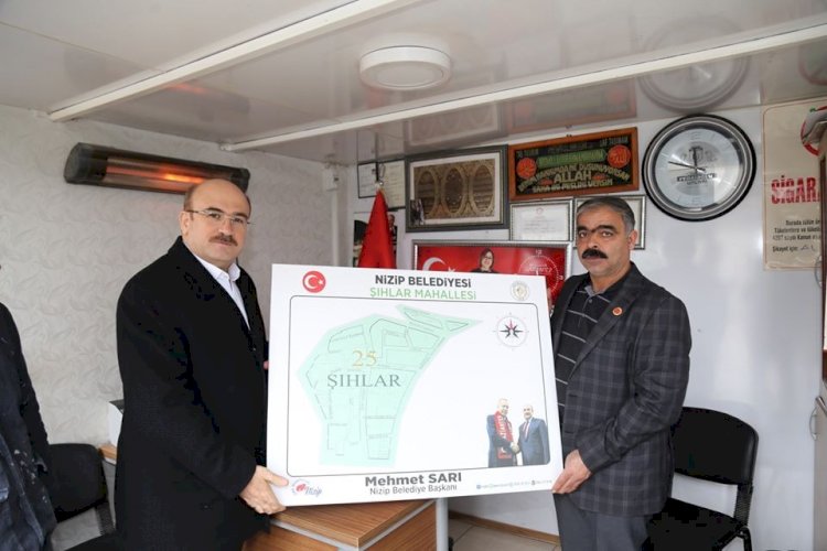 Başkan Sarı’dan muhtarlara ziyaret 